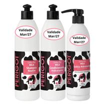 Kit Shampoo Condicionador Geléia Milk Melancia Pet Perigot Kit Shampoo Condicionador Geléia Milk Melancia Pet Perigot