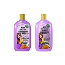 Kit Shampoo + Condicionador Gota Dourada Fortalecim Escova