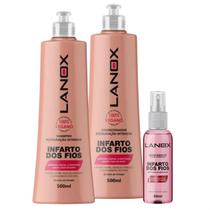 Kit Shampoo + Condicionador + Gotas Mágicas Infarto Dos Fios