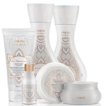 Kit Shampoo + Condicionador + Hair Butter Máscara + Óleo + Balm Selante Amend Millenar Óleos Marroquinos