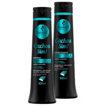 Kit Shampoo+ Condicionador Haskell Cachos Sim 500ml