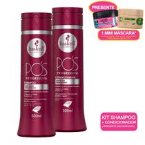 Kit Shampoo+Condicionador Haskell Pós Química +minimáscara