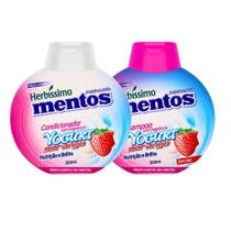 Kit Shampoo + Condicionador Herbissimo Mentos Yogurt Morango 300ml