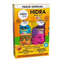 Kit shampoo+condicionador Hidra Multy Kids 300ml Salon Line