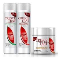 Kit Shampoo Condicionador Hidratação Anti Queda Crescetrat