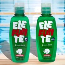 Kit Shampoo + Condicionador Infantil Cabelos Claros Elefunte 200 ML (Verde)
