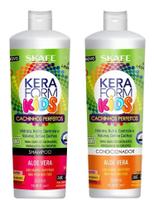 Kit Shampoo Condicionador Infantil Cachinhos Controle Volume Keraform - Skafe