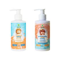 Kit Shampoo + Condicionador Infantil Óleos Essenciais de Lavanda e Laranja Doce Kit Shampoo + Condicionador Infantil Óleos Essenciais de Lavanda e Laranja Doce