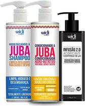 Kit Shampoo, Condicionador Juba, Acidificante Widi Care