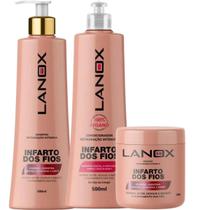 Kit Shampoo + Condicionador + Leave In Infarto Dos Fios