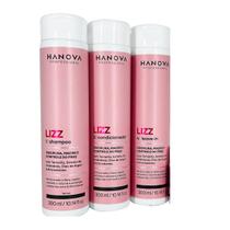 Kit Shampoo + Condicionador + Leave-in Lizz Hanova 300ml Kit Shampoo + Condicionador + Leave-in Lizz Hanova 300ml