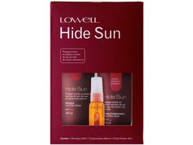 Kit Shampoo Condicionador Leave-in Lowell - Hide Sun Profissional