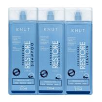 Kit Shampoo + Condicionador + Leave-in Restore Knut (3 Produtos)