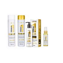 Kit Shampoo Condicionador Leave Oleo Light Intense One 24k Kit Shampoo Condicionador Leave Oleo Light Intense One 24k