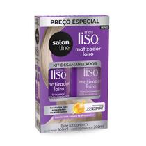Kit Shampoo + Condicionador Liso Matizador Loiro Salon Line Kit Shampoo + Condicionador Liso Matizador Loiro Salon Line