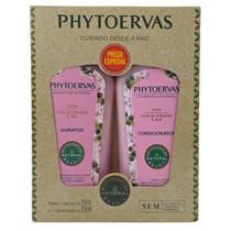 Kit Shampoo + Condicionador Lisos Flor de Cerejeira & Açaí Phytoervas