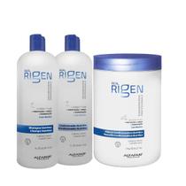 Kit Shampoo + Condicionador + Mascara Alfaparf Real Rigen Nutritive 1L