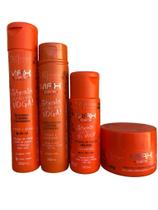 Kit Shampoo Condicionador Mascara Ativador 180m Cacheados Max Care Curly Voga Kit Shampoo Condicionador Mascara Ativador 180m Cacheados Max Care Curly Voga