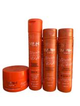 Kit Shampoo Condicionador Mascara Ativador 280m Cacheados Max Care Curly Voga