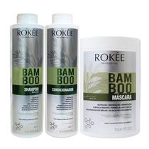 Kit Shampoo + Condicionador + Máscara Bamboo Rokée
