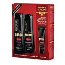 Kit Shampoo Condicionador Máscara Bio Extratus Força com Pimenta 350ml+350ml+90g Kit Shampoo Condicionador Máscara Bio Extratus Força com Pimenta 350ml+350ml+90g