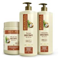 Kit Shampoo + Condicionador + Máscara Bio Extratus Óleo de Coco