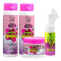 Kit Shampoo Condicionador Mascara Capilar Mousse Facial Kit Shampoo Condicionador Mascara Capilar Mousse Facial