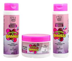 Kit Shampoo Condicionador Mascara Cheirinho De Babalu Kit Shampoo Condicionador Mascara Cheirinho De Babalu