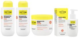 Kit Shampoo Condicionador Máscara e Bond Hero Yellow Repair