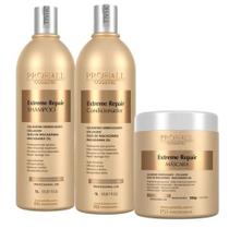 Kit Shampoo Condicionador Máscara Extreme Repair Prohall