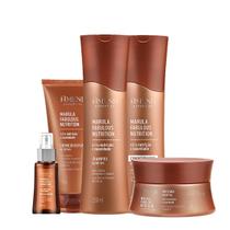 Kit Shampoo, Condicionador, Máscara, Leave-in e Óleo Amend Marula Fabulous Nutrition