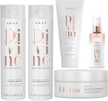 Kit Shampoo, Condicionador, Máscara, Leave-in e Sérum - Braé Kit Shampoo, Condicionador, Máscara, Leave-in e Sérum - Braé