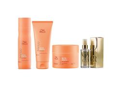 Kit Shampoo Condicionador Máscara Nutri Enrich e Óleo Capilar Oil Reflections Luminous Wella