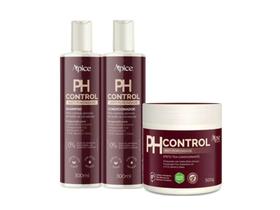 Kit shampoo condicionador mascara ph control apice cosmetics Kit shampoo condicionador mascara ph control apice cosmetics