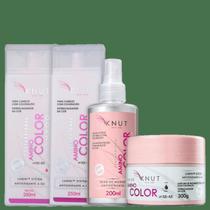 Kit Shampoo + Condicionador + Máscara + Spray Leave-in Amino Color Knut (4 Produtos)