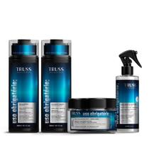 Kit Shampoo + Condicionador + Máscara + Spray Uso Obrigatório Truss