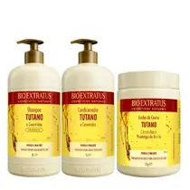 Kit Shampoo + Condicionador + Máscara Tutano 1kg/1L - Bioextratus