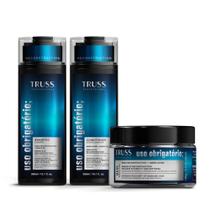 Kit Shampoo + Condicionador + Máscara Uso Obrigatório Truss