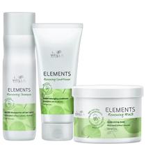 Kit Shampoo + Condicionador + Máscara Wella Professionals Elements Renewing