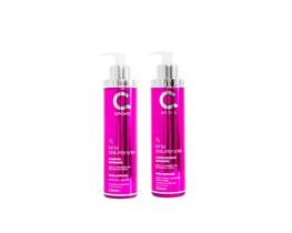 Kit Shampoo Condicionador Matizador Loira Deslumbrant Amavia