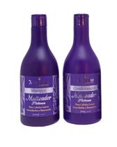 Kit Shampoo Condicionador Matizador Platinum Loiro Maycrene Kit Shampoo Condicionador Matizador Platinum Loiro Maycrene