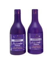Kit Shampoo Condicionador Matizador Platinum Loiro Maycrene Kit Shampoo Condicionador Matizador Platinum Loiro Maycrene