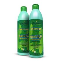 Kit (Shampoo + Condicionador) Menta e Maçã Verde 2x500ml