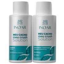 Kit Shampoo + Condicionador Meu Cacho Meu Crush Solution Inoar 500ml