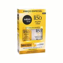 Kit Shampoo Condicionador Meu Liso Muito+Liso Salon Line Kit Shampoo Condicionador Meu Liso Muito+Liso Salon Line