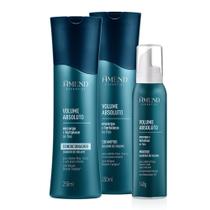 Kit Shampoo + Condicionador + Mousse Amend Expertise Volume Absoluto