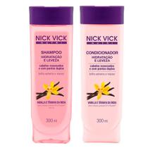 Kit Shampoo + Condicionador Nick & Vick Nutri-Hair Hidratação e Leveza Kit Shampoo + Condicionador Nick & Vick Nutri-Hair Hidratação e Leveza