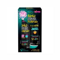 Kit Shampoo + Condicionador Novex Meus Cachos Santo Black Poderoso Kit Shampoo + Condicionador Novex Meus Cachos Santo Black Poderoso