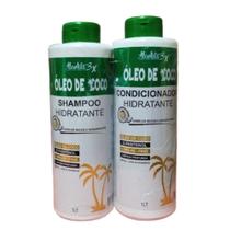 Kit Shampoo + Condicionador Óleo de Coco Absoluta 1l Cada Kit Shampoo + Condicionador Óleo de Coco Absoluta 1l Cada