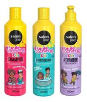 Kit Shampoo Condicionador P/ Crianças +3 Anos To De Cachinho - Salon Line